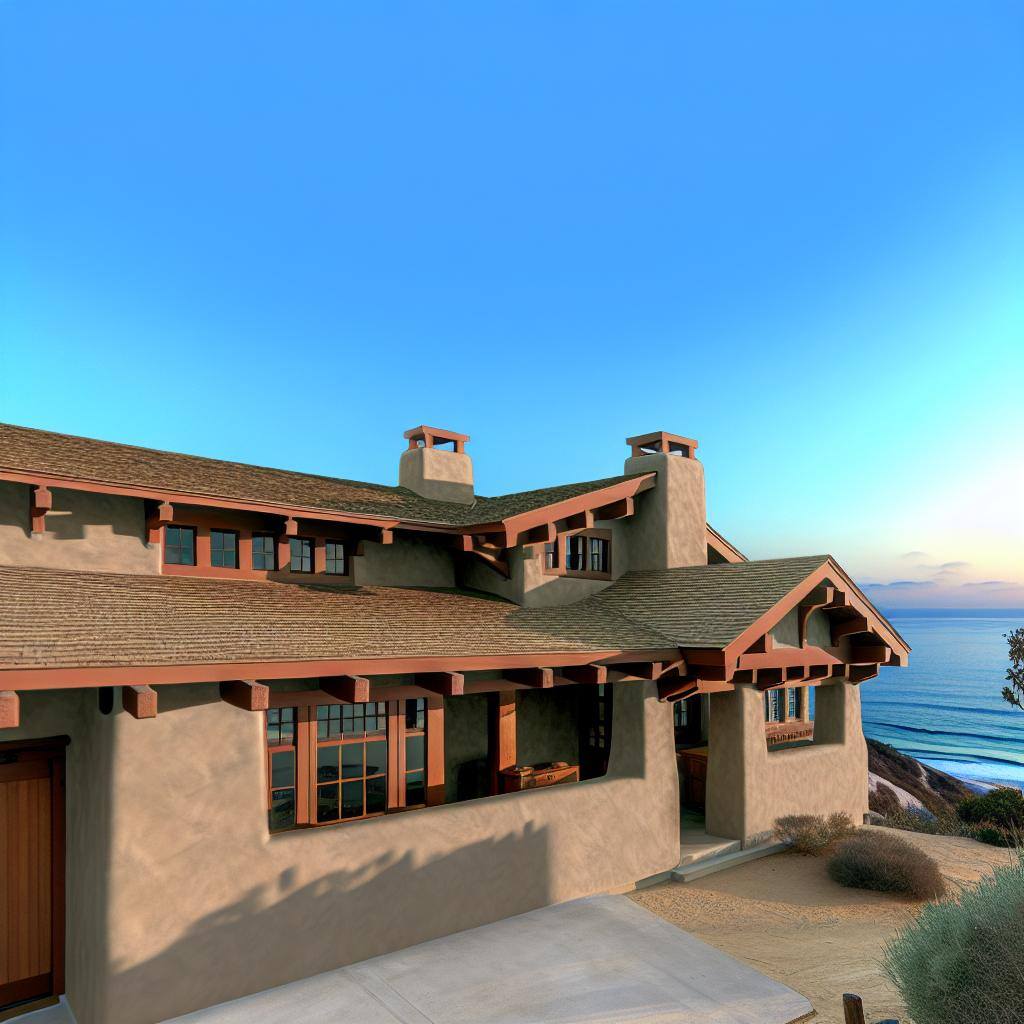 photo realistic craftsman style home in laguna beach california photo realistic craftsman style home in laguna beach california